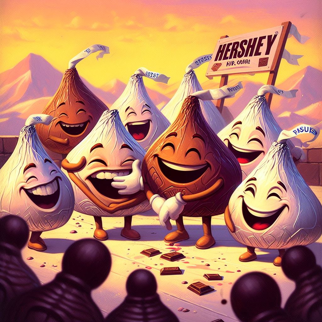 Hershey Kiss Puns