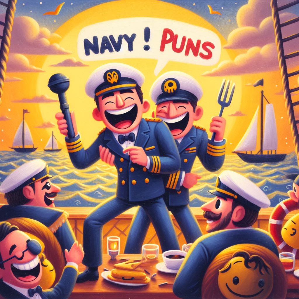 100+ Anchors Aweigh: Salty and Sublime Navy Puns to Keep Your Humor Afloat!