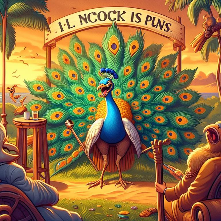 Feathers and Laughs: 100+ Peacock Puns That Will Have You Strutting ...