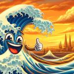 Riding the Tide of Laughter: 100+ Witty and Splashy Wave Puns to Keep You Afloat with Humor!